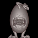 3d toothy egg model buy - render