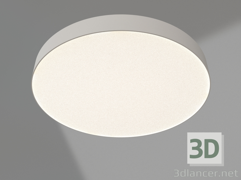 modello 3D Lampada IM-RONDO-EMERGENCY-3H-R600-64W Day4000 (WH, 120 gradi, 230V) - anteprima