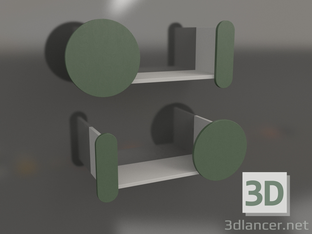 3D modeli Raflar SH1 boy M - önizleme