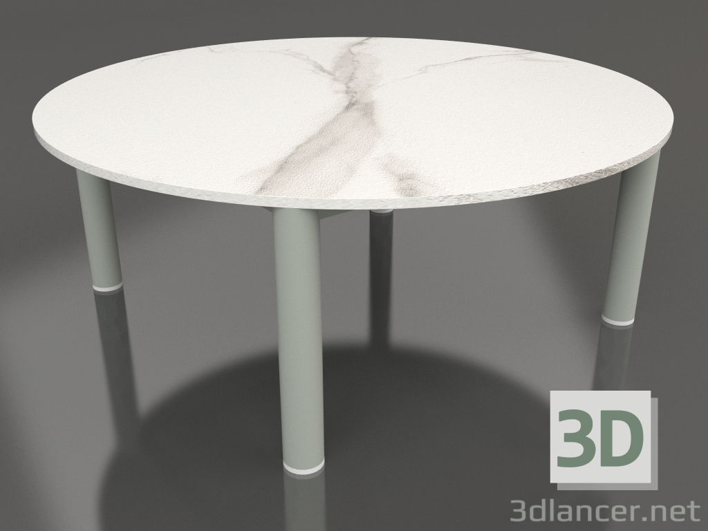 3d model Coffee table D 90 (Cement gray, DEKTON Aura) - preview