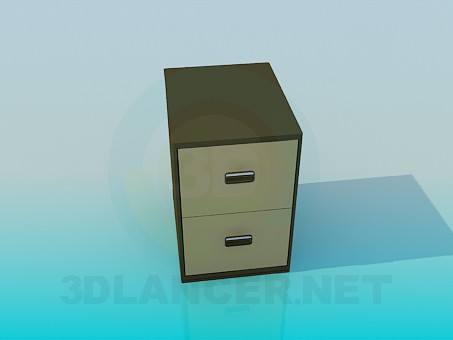 modelo 3D Gabinete de los documentos - escuchar modelo 3D Gabinete de los documentos - escuchar