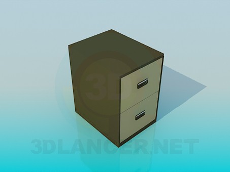 modelo 3D Gabinete de los documentos - escuchar modelo 3D Gabinete de los documentos - escuchar