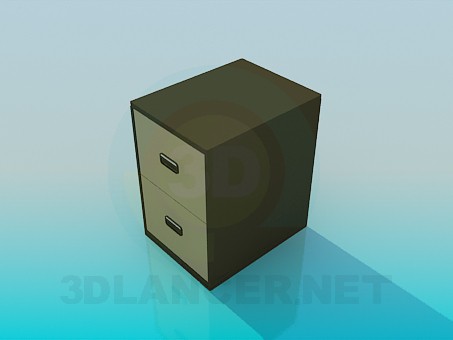 modelo 3D Gabinete de los documentos - escuchar modelo 3D Gabinete de los documentos - escuchar