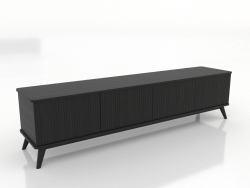 Meuble TV LARGE 2000 mm (noir RAL 9005)