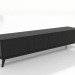 modèle 3D Meuble TV LARGE 2000 mm (noir RAL 9005) - preview