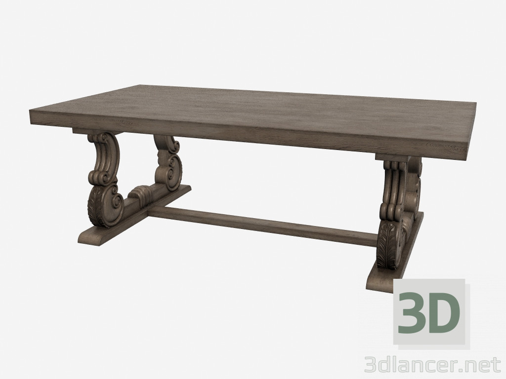 3d model Coffee table ROSALIE (521.012-2N7) - preview