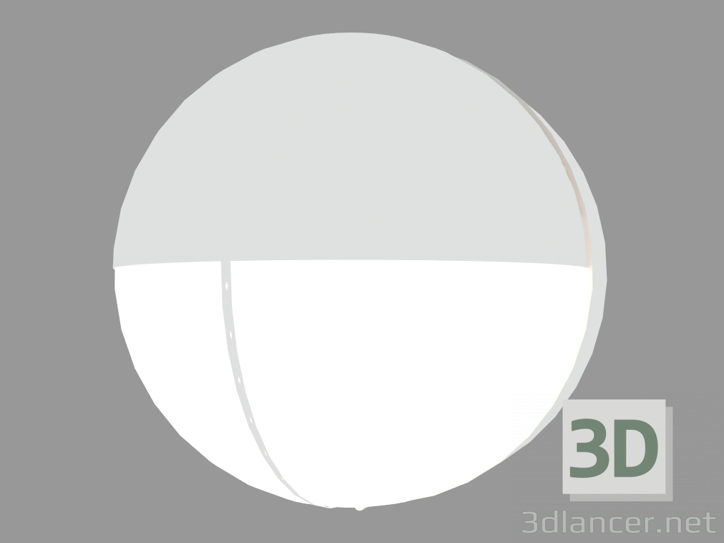 modello 3D Lampada da parete PLAFONIERE ROTONDA CON WISOR BUL 18 (S6529) - anteprima