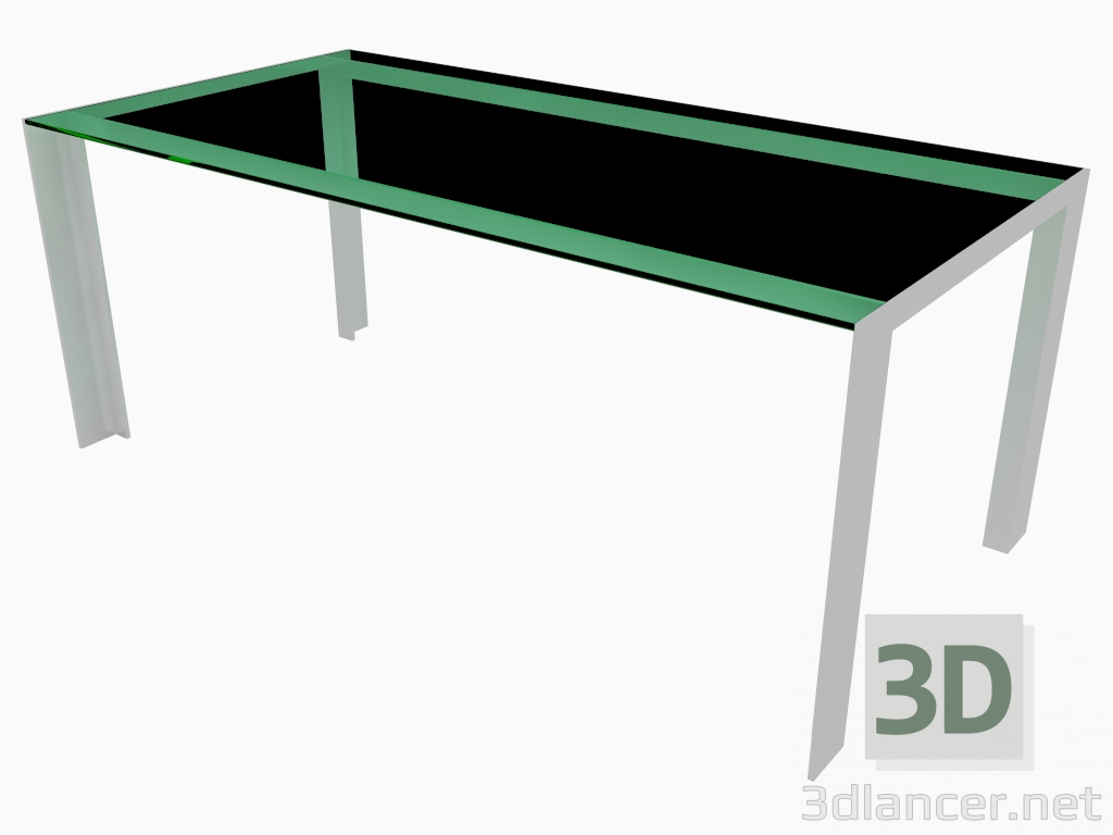 3D Modell Tisch (90 x 180 x 73) - Vorschau