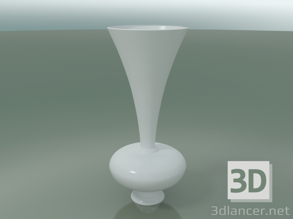 modello 3D Vaso Tromba (bianco) - anteprima