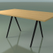 modèle 3D Table rectangulaire 5431 (H 74 - 90x160 cm, pieds 180 °, plaqué L22 chêne naturel, V44) - preview