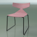 3d model Stackable chair 3702 (on a sled, Pink, V39) - preview