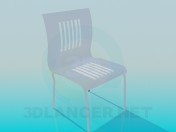 Chair with bars on the back