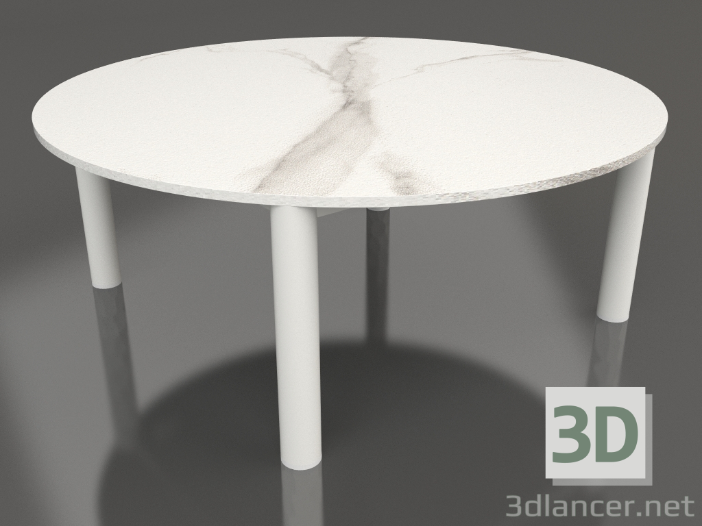 modèle 3D Table basse D 90 (Gris agate, DEKTON Aura) - preview