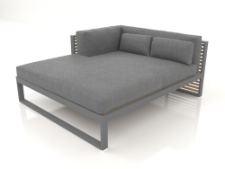 XL modular sofa, section 2 left (Anthracite)