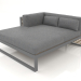 3d model XL modular sofa, section 2 left (Anthracite) - preview