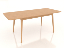 Dining table Ekarma folding 1840x800 mm (Oak natural, option 3)