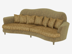 Sofa curved Ginevra