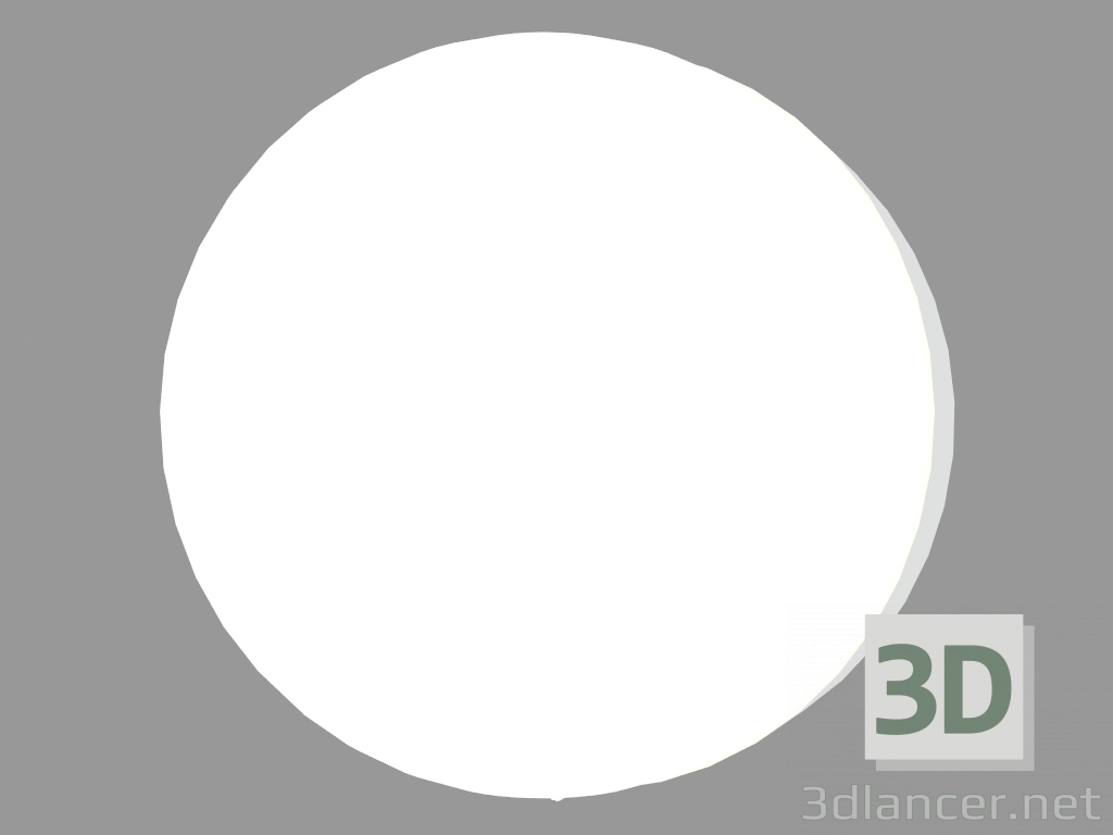 Modelo 3d Luminária de parede PLAFONIERE REDONDA COM ANEL BUL 24 (S6539) - preview