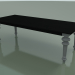 Modelo 3d Mesa de jantar (33, Preto, Pedra Piasentina) - preview