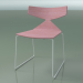 3D Modell Stapelbarer Stuhl 3702 (auf einem Schlitten, Pink, V12) - Vorschau
