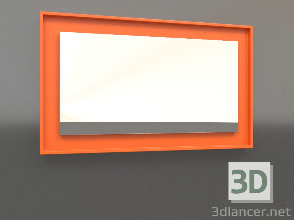 3d model Mirror ZL 18 (750x450, luminous bright orange) - preview