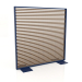 3d model Partition made of artificial wood and aluminum 150x150 (Teak, Night blue) - preview