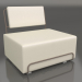 modello 3D Poltrona lounge (Bronzo) - anteprima