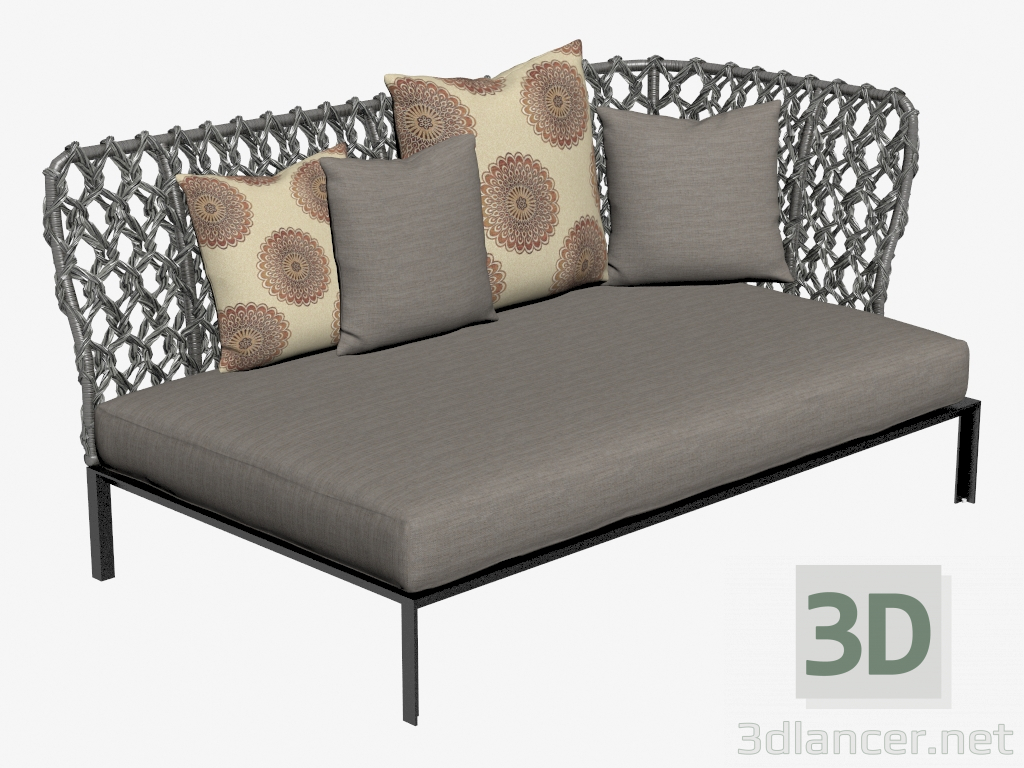 3D modeli Bahçe divanları 2 - önizleme