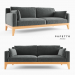 3d model Modern sofa - preview