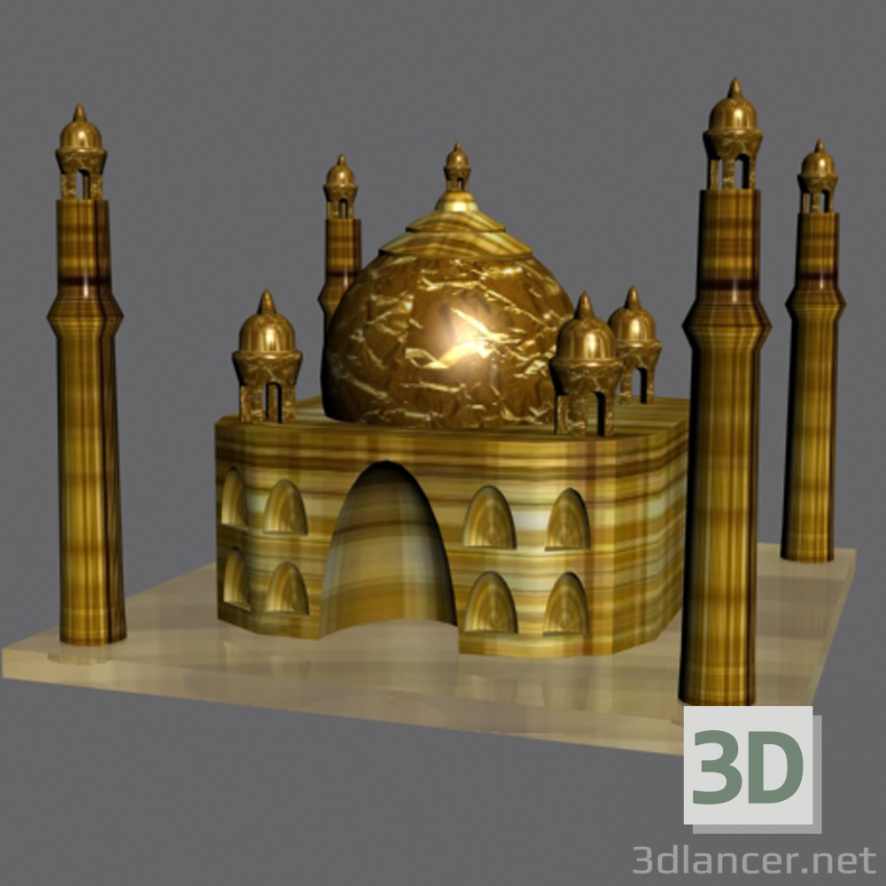 3D Modell Taj Mahal - Vorschau