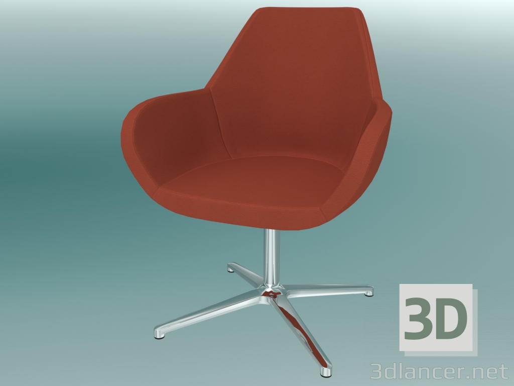 3d model Visitor armchair (10F) - preview