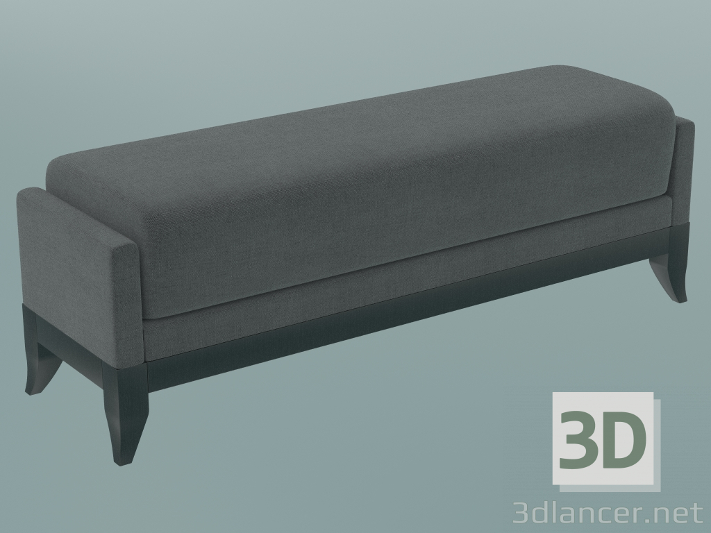 3D Modell Sitzbank Norwich - Vorschau