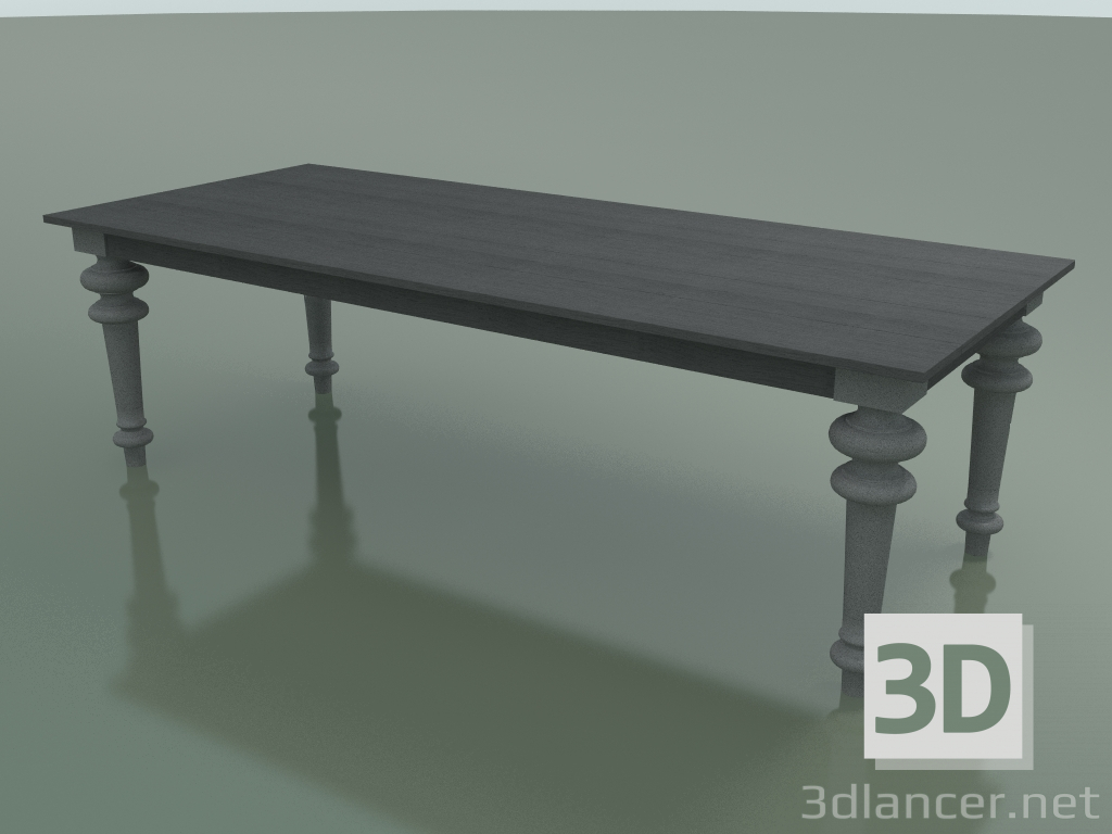 3D modeli Yemek masası (33, Gri, Piasentina Stone) - önizleme