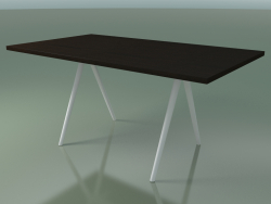 Table rectangulaire 5431 (H 74 - 90x160 cm, pieds 180 °, plaqué L21 wengé, V12)
