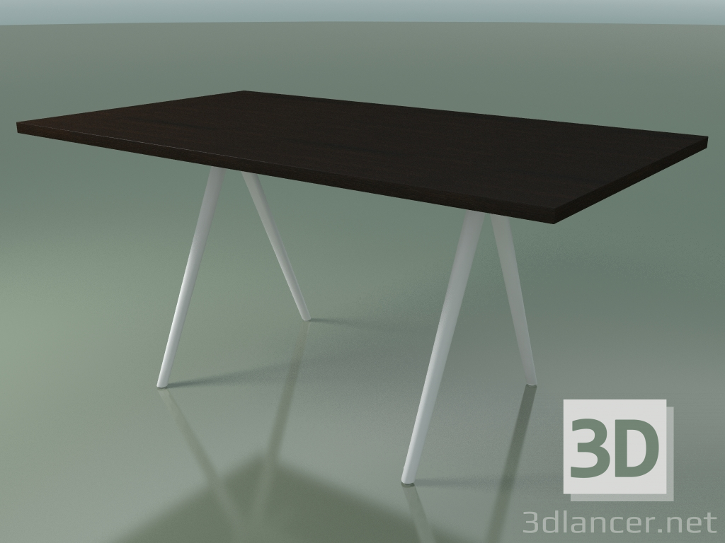3d model Rectangular table 5431 (H 74 - 90x160 cm, legs 180 °, veneered L21 wenge, V12) - preview