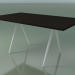 modèle 3D Table rectangulaire 5431 (H 74 - 90x160 cm, pieds 180 °, plaqué L21 wengé, V12) - preview