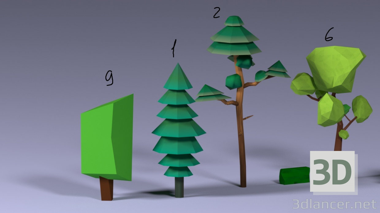 3d model Create your own park - preview