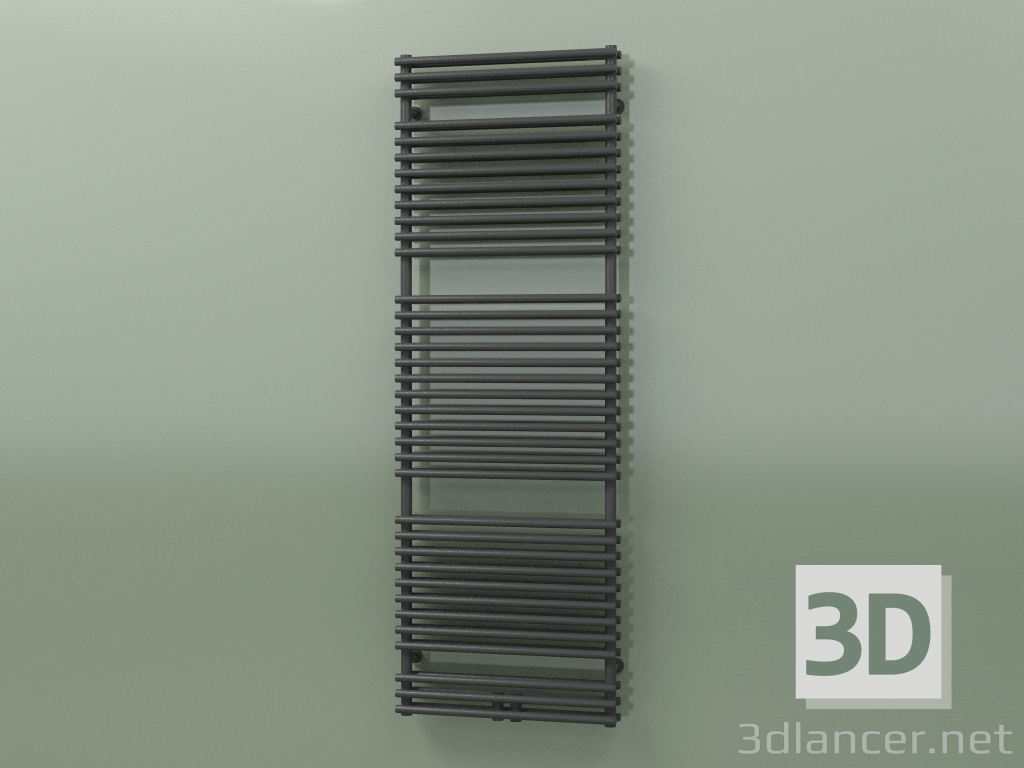 3D modeli Isıtmalı havlu askısı - Apia (1764 x 600, RAL - 9005) - önizleme