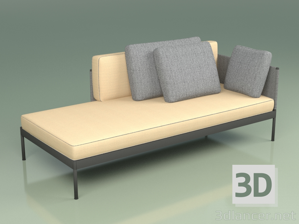 3d model Modular sofa (357 + 335, option 1) - preview