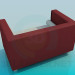 3D Modell Sofa mit Rollen - Vorschau