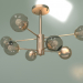modello 3D Lampadario a soffitto Ascot 30166-8 (oro) - anteprima