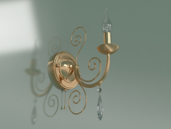 Sconce 10094-1 (gold-clear crystal Strotskis)