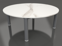 Table basse D 90 (Anthracite, DEKTON Aura)