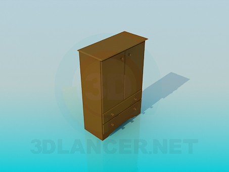 3d model Low Cabinet - preview 3d model Low Cabinet - preview
