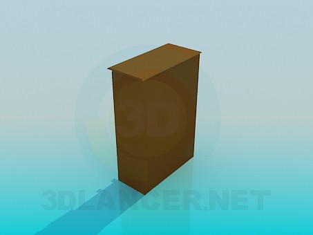 3d model Low Cabinet - preview 3d model Low Cabinet - preview