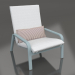 modèle 3D Chaise longue à dossier haut (Bleu gris) - preview