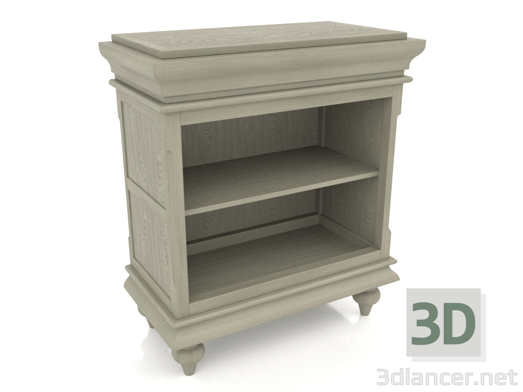 3d model Open cabinet (1 section) - preview