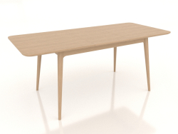 Table à manger pliante Ekarma 1840x800 mm (Chêne blanchi, option 3)