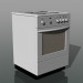 modèle 3D cuisinière électrique ZVI-429 - preview