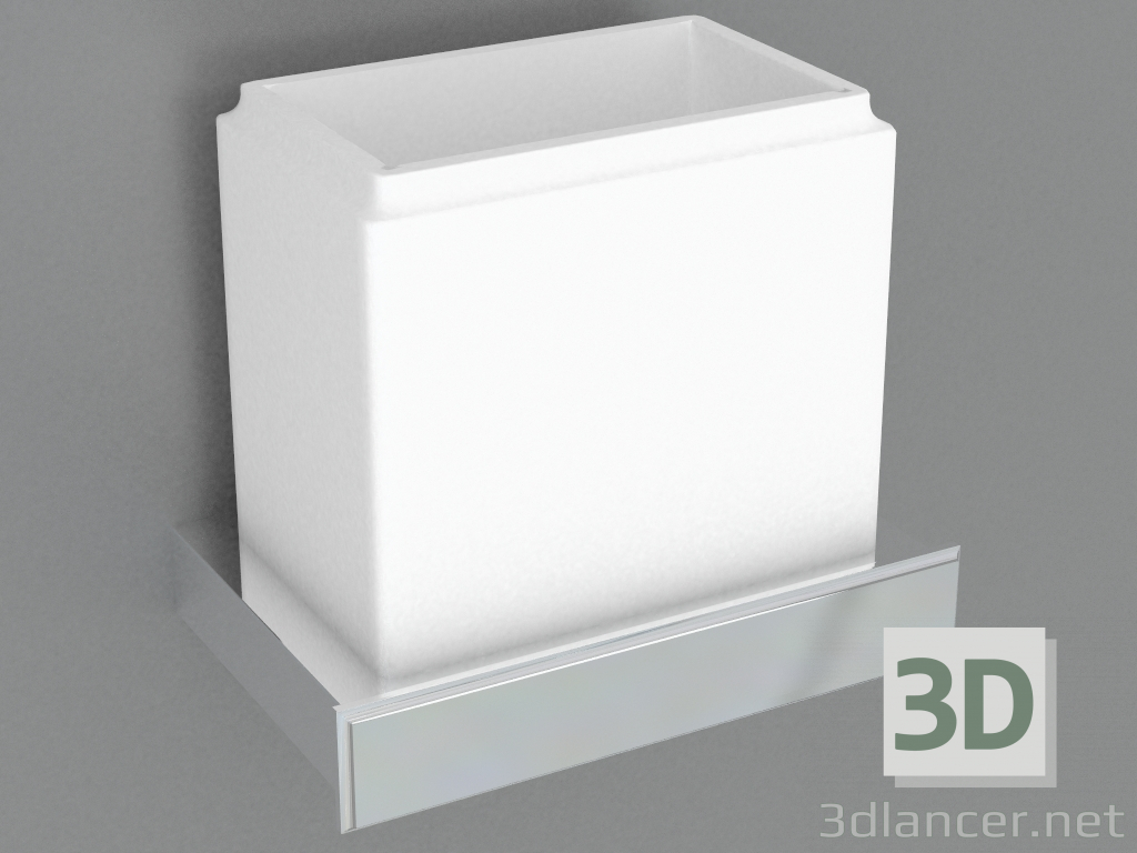 modello 3D Portabicchieri a muro per spazzolini da denti (46407) - anteprima